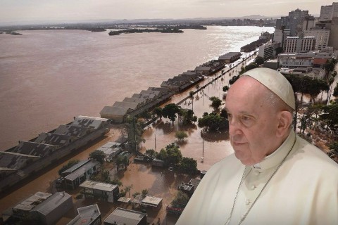 Igreja Católica doa 100 mil euros para ajudar o Rio grande do Sul.