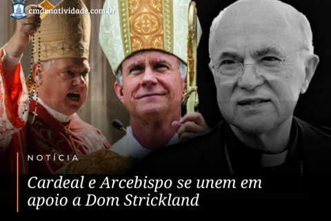 Cardeal e Arcebispo se unem em apoio a Dom Strickland