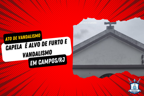 Capela de Campos é alvo de furto e vandalismo